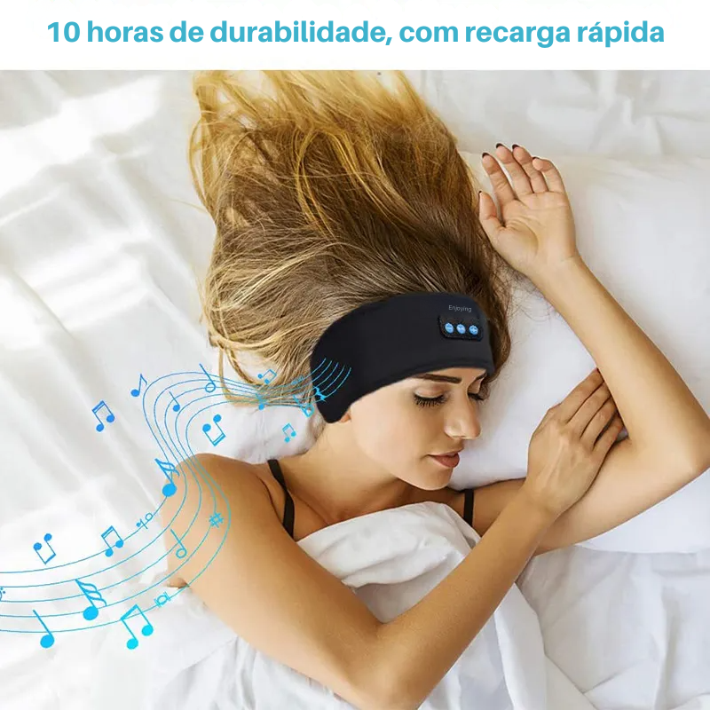 Fone de Ouvido Bluetooth Faixa Bandana - Confort Wave™ - Clique Certo Brasil