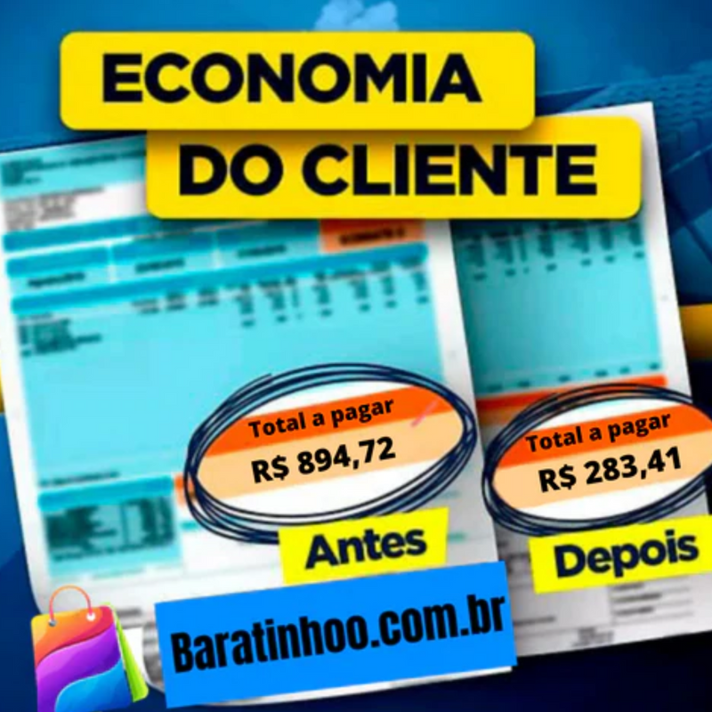 Economizador de Energia Elétrica Com Estabilizador de Tensão Bi-volt - Clique Certo Brasil