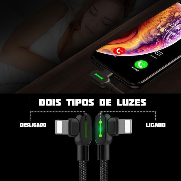 Carregador para iPhone - USB C - Micro-USB | Cabo Titã™ - Clique Certo Brasil