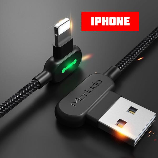 Carregador para iPhone - USB C - Micro-USB | Cabo Titã™ - Clique Certo Brasil