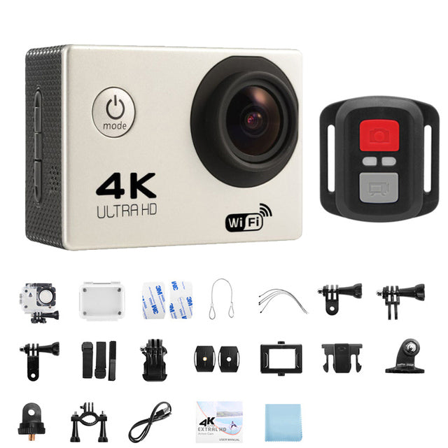 Câmera de Ação Profissional Portátil 4K Ultra HD 60FPS - Estilo Go Pro - Clique Certo Brasil