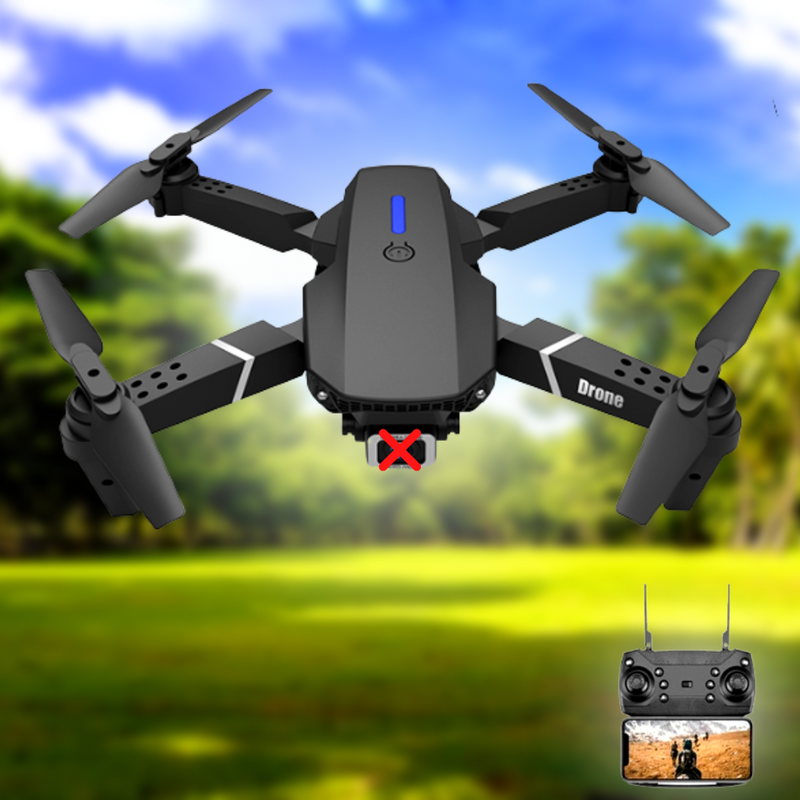 Drone Profissional Wifi com Controle Remoto Adaptável/Zangão - Clique Certo Brasil