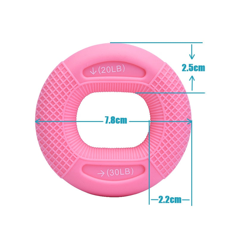 Silicone ajustável aperto de mão. - Clique Certo Brasil