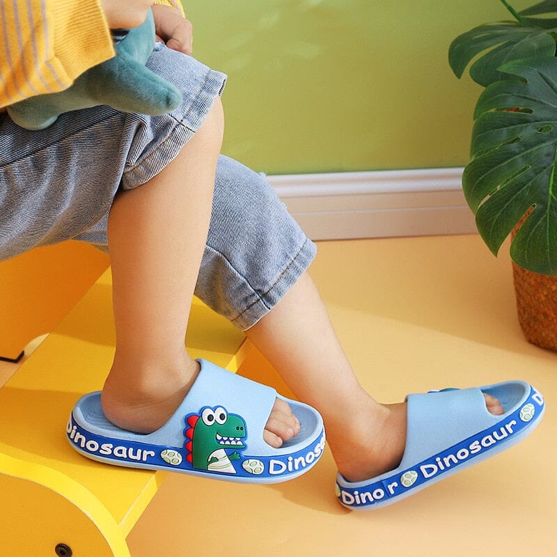 Chinelo Infantil Anti-Derrapante Dino Crocks - Clique Certo Brasil