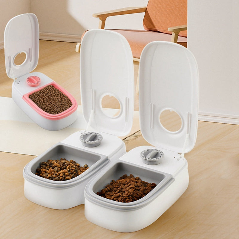 Dispenser de Comida Automático Inteligente | Para Cães e Gatos - Clique Certo Brasil