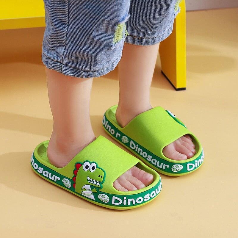 Chinelo Infantil Anti-Derrapante Dino Crocks - Clique Certo Brasil