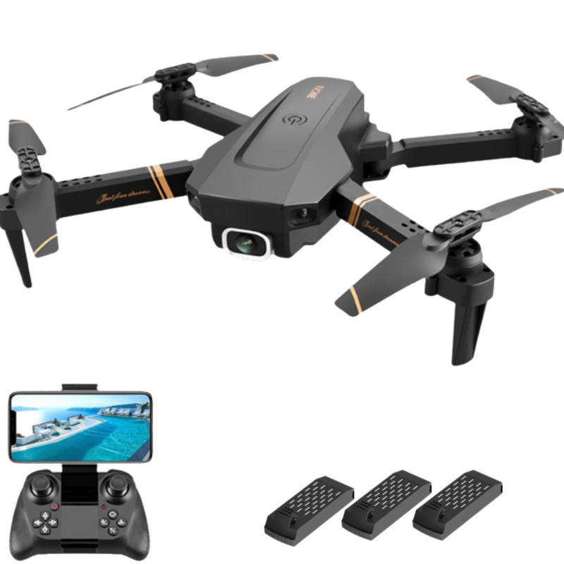 Drone Profissional Quadcopter Com Wifi e Controle Remoto - Clique Certo Brasil